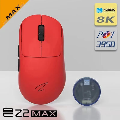 Zaopin Z2 Wireless Gaming Mouse 3-Mode PAW3395 4K Polling Rate Lightweight Esports Mouse for PC, Laptop & Gaming
