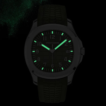 Specht&Sohne 2025 New Luxury Men Mechanical Wristwatch Miyota 8215 Stainless Steel Watch Green Rubber Sapphire Reloj Hombre