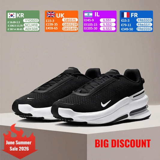 Nike Air Zoom Upturn SC Scarpe da camminata basse comode e versatili, ammortizzate, antiscivolo e resistenti, nere IB2746-004
