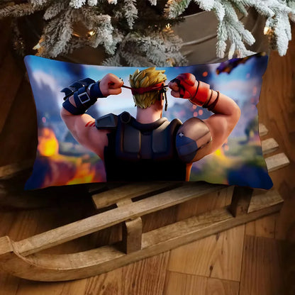 Game Fortnites Luxury Double-sided Printing Rectangle Pillow Case Bedside Pillowcase Sofa Cushion Cover Room Home Decoration
