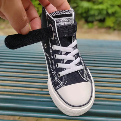 Chaussures en toile pour enfants Rumi Mira Zoey, chaussures pour filles, chaussures de sport, baskets à motifs, chaussures pour enfants, chaussures de tennis à tige haute, chaussures de ville.