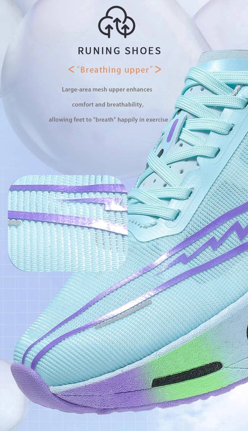 Men Running Shoes Speciality Carbon Plate Sports  Marathon Breathable Lightweight Women Comfortable Nonskid Chunta Sneakers