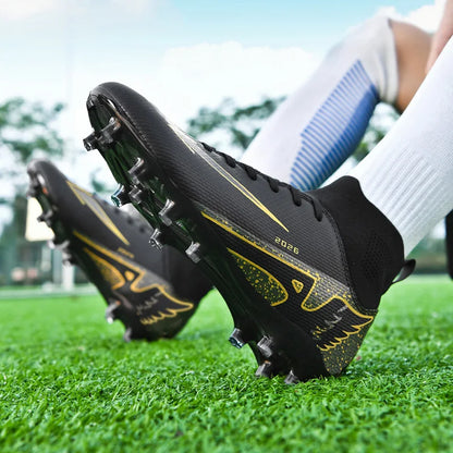 Chaussures de football unisexes tendance, crampons antidérapants, baskets d'entraînement légères, chaussures de football d'extérieur pour hommes
