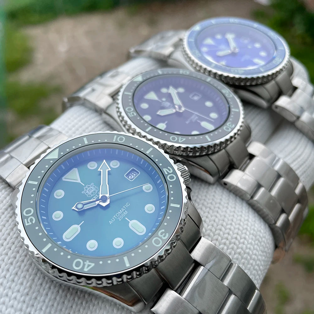 STEELDIVE SD1973 Men's Dive Watch NH35 Automatic Mechanical Men's Watch Luminous Ceramic Bezel Diver watch men watches Sapphire