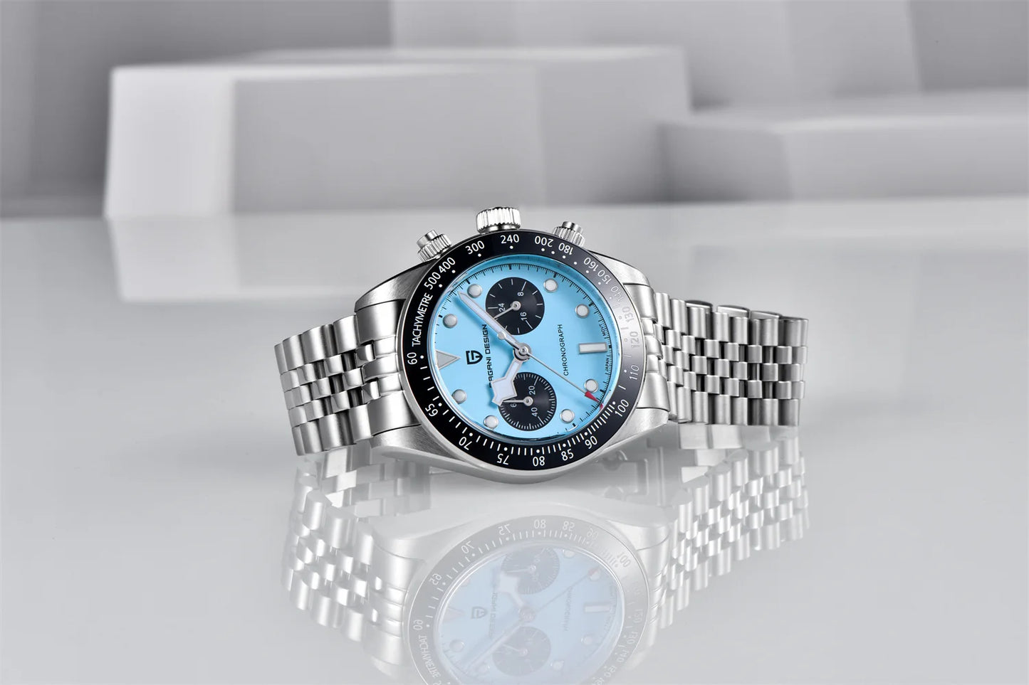 2026 New PAGANI DESIGN BB Flamingo Chronograph Luxury Sports Quartz Watch Men Sapphire mirror 100M Waterproof Fashion Wristwatch