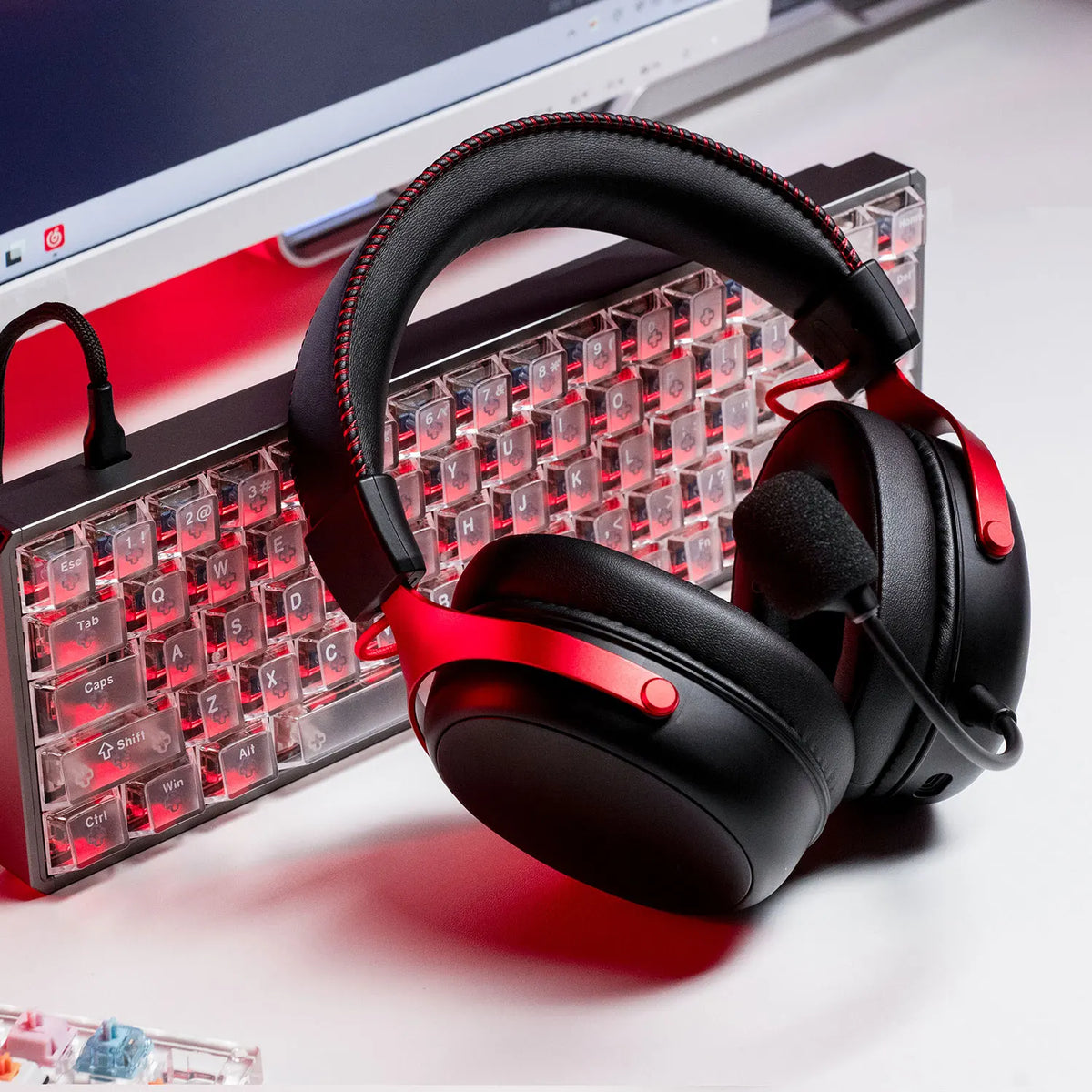 AKKO Verge S9 Gaming Headset with Mic – 53mm Driver, Quad-Mode Wireless Bluetooth 5.3, 7.1 Surround Sound FPS Pro Gaming Headphones