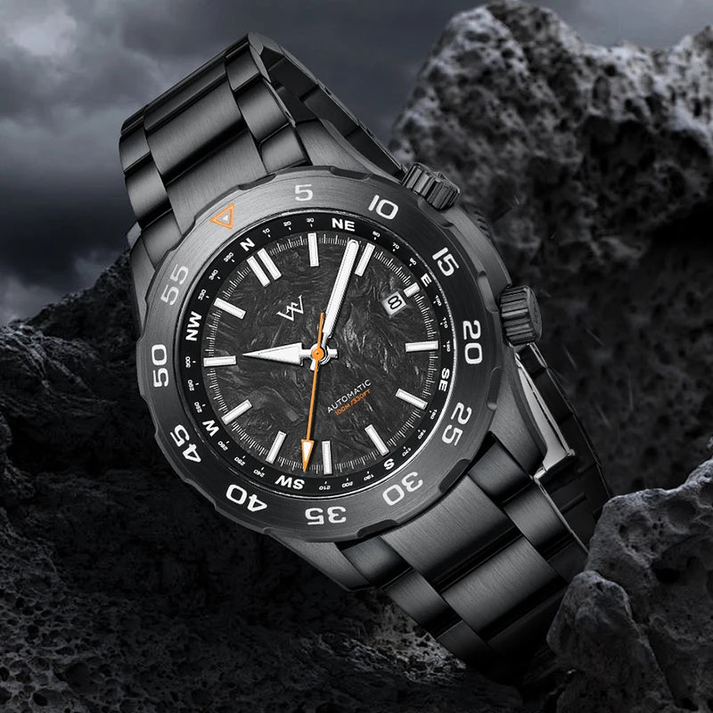 WM Watch Automatic Mechanical Watches Water Resistant Classic Casual Business Man Watch Welly Merck WM157M