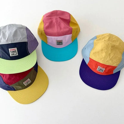 Retro Japanese Style Hip-hop Hats 5 Panel Thin Flat Brimmed Baseball Cap Quick-drying Breathable Sunscreen Hat Unisex