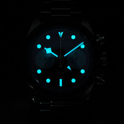 Sugess Chronograph Watch for Mens ST1907 Movement Mechanical Sapphire Crystal Wristwatches Waterproof Pilot Air Force Clock S475