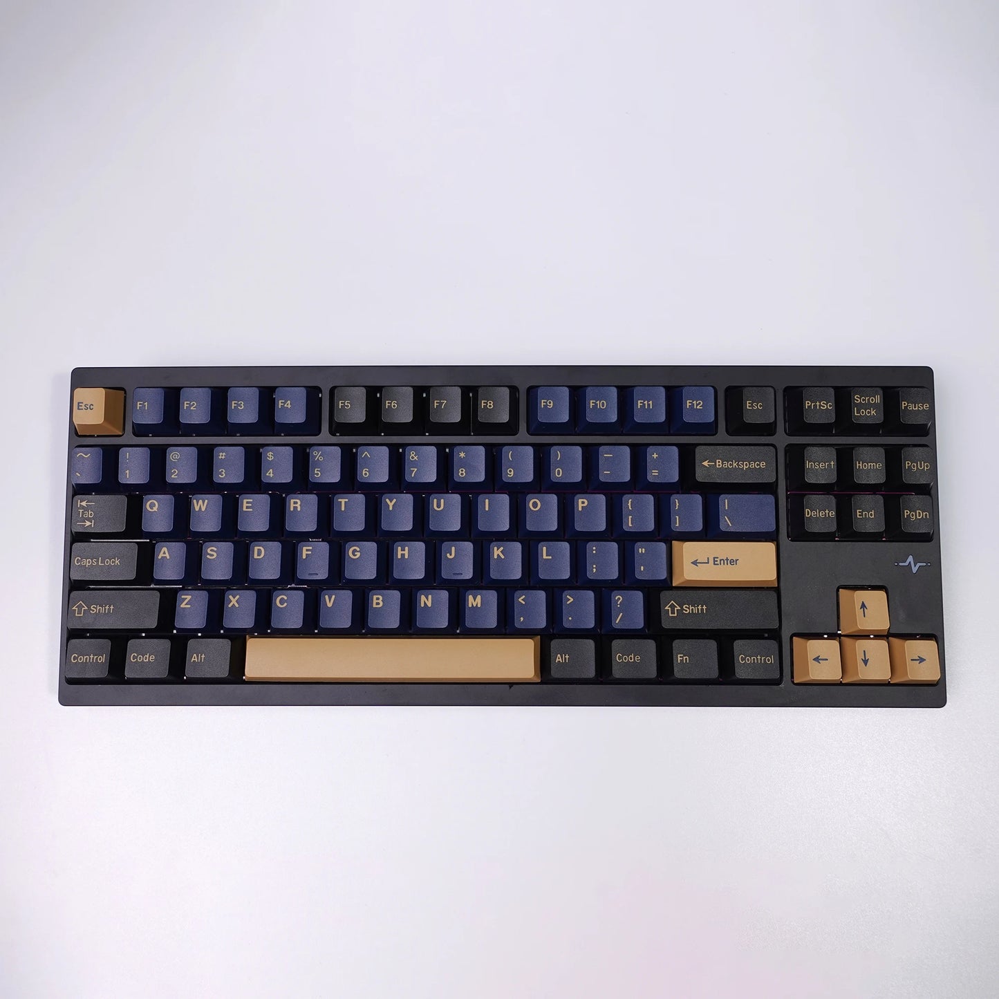KBDiy 174 Keys GMK Blue Samurai Keycaps for Mechanical Keyboard  PBT Cherry Profile GMK Keycap Double Shot for Aula F75 F87 F99
