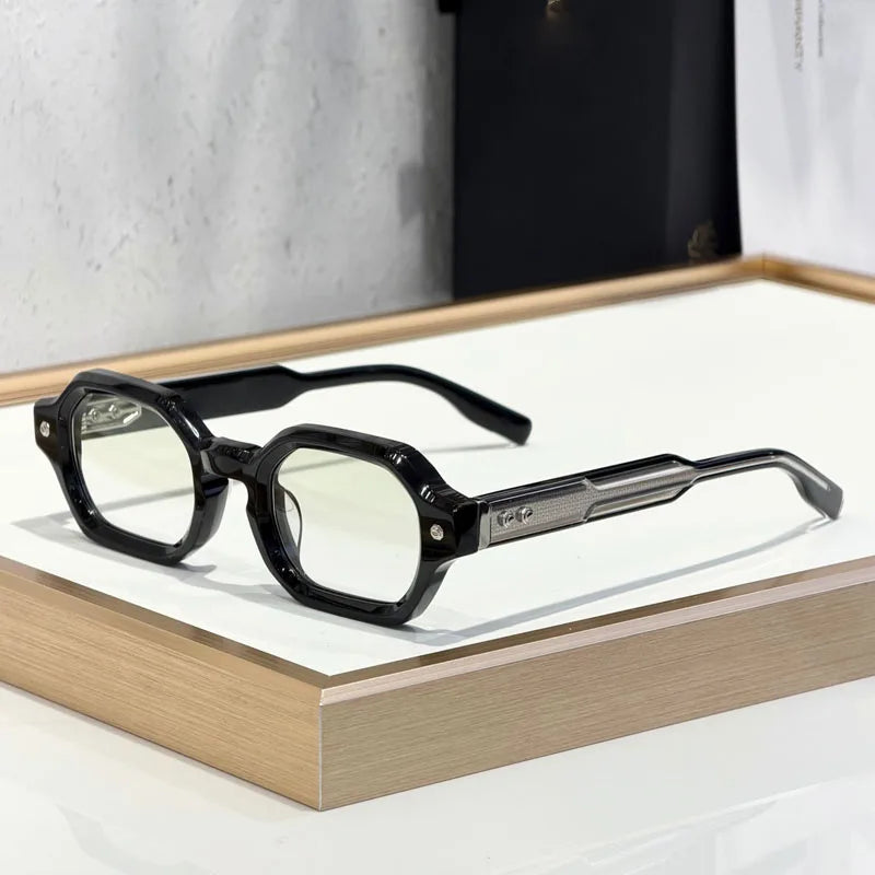 High Quality Sunglasses Project 05 with NFC Chip Rectangle Thick Acetate Handmade Luxury Design UV400 for Men Women Eyeglasses