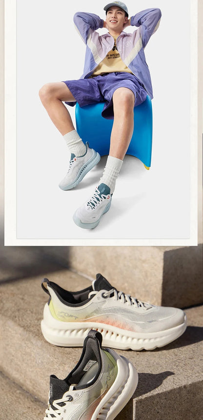 Li-Ning Men's SOFT COOL 2 Lifestyle Shoes COMFOAM MAX Cushion COOL SHELL Breathable Support LiNing Casual Sneakers AGLV009