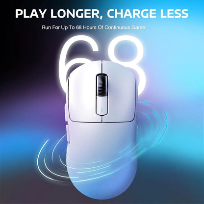 Attack Shark X3Pro kabellose Bluetooth-Gaming-Maus, optische Maus mit PixArt PAW3395 und 26000dpi, Tri-Mode-Verbindung, Makro-Gaming-Maus