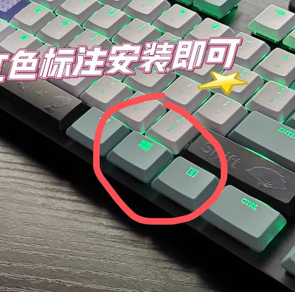 Tecla texturada antiderrapante transparente retroiluminada G915 913 TKL G815 G813, compatível com teclado mecânico Logitech