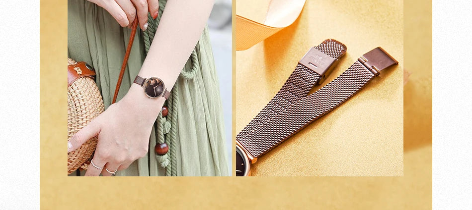 Shengke Originale Design Woman Watches Fashion Lucky Clover Fashion Women's Quartz Wristwatches Top Luxury Elengent Female Clock