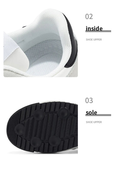 Men's Lightweight Forrest Gump Shoes, Soft Surface Non-Slip Sneakers, Retro Versatile Casual Shoes