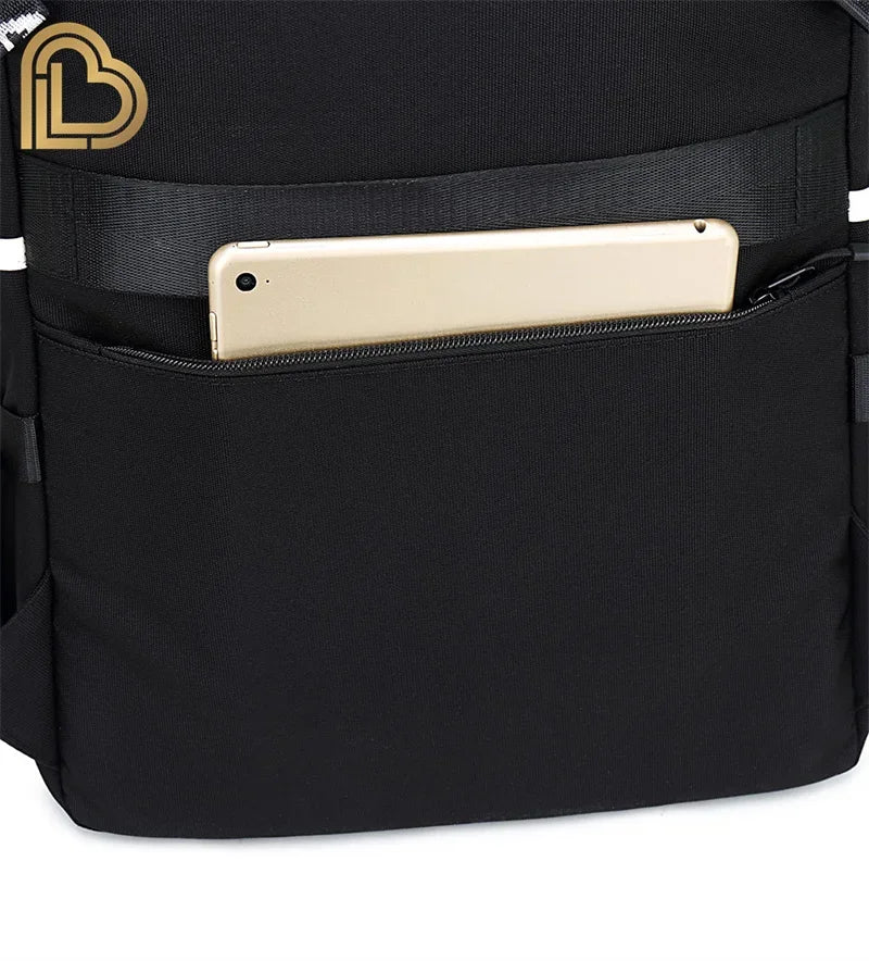 Yule Trooper F-Fortnited Battle Royale Backpack with USB Charging Anime Figures Study Stationery Compartment Students Mochila