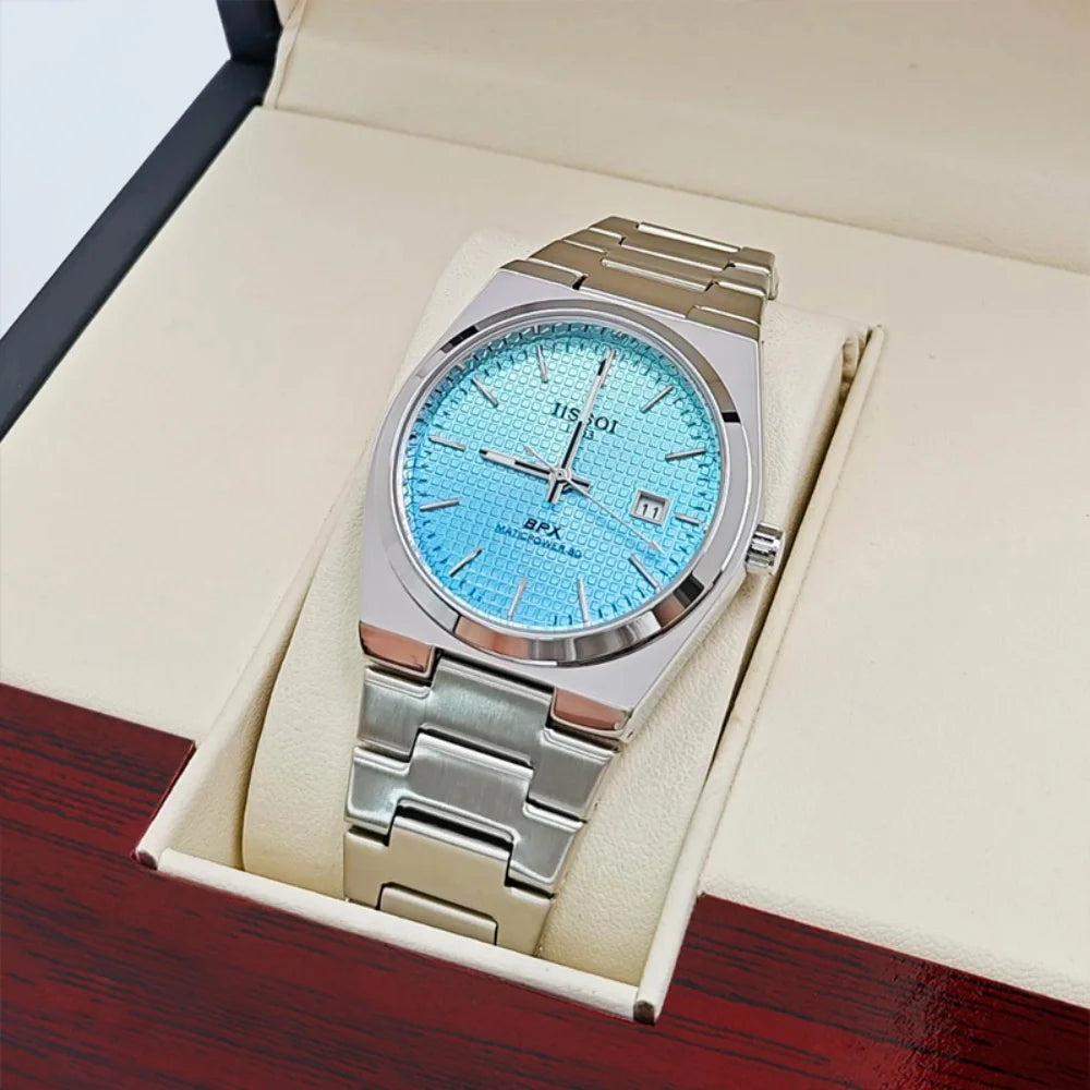 Super Player's High-End Luxury Men's Quartz Watch, Fashionable Business Casual Versatile Personality Street Style for Male Students, Popular in Europe, America, Japan, and Korea, High-End Watch That Is Popular Worldwide, Men'