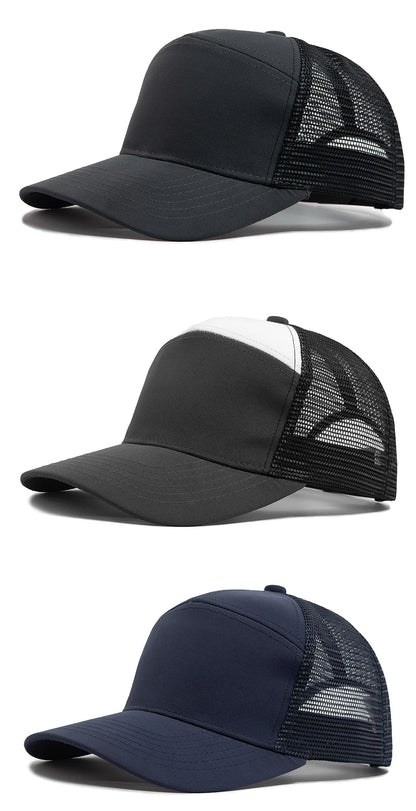 Letnia czapka baseballowa z 7 panelami, modne czapki hip-hopowe z siateczką, męskie czapki typu trucker, czapki z daszkiem, czapki typu hardtop, czapki typu snapback, damskie, unisex, fajne, nowa marka