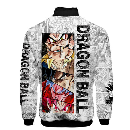 Dragon Ball 3D Print Zipper Hoodie Cool Fashion Men/Women/Kids Long Sleeve Hoodies Sweatshirt Casual Cosplay Jacket Clothes