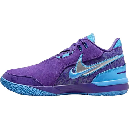 Oryginalne, nowe, męskie buty do koszykówki Nike z półwysoką cholewką i wytrzymałą patchworkową konstrukcją FJ1566-500