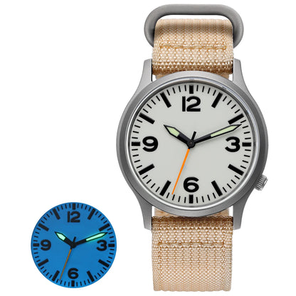 BERNY Full Titanium Men Watch Super Luminous Sports Quartz Watches Lightweight and Comfortable 5ATM Easy Read Wristwatch