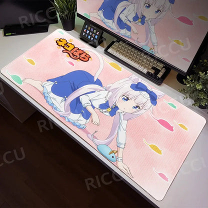 Nekopara XXL Home HD Γραφείο υπολογιστή Ποντίκι Anime Μεγάλο μαξιλάρι ποντικιού Γραφείο Φορητός υπολογιστής Επιτραπέζιος υπολογιστής Αξεσουάρ παιχνιδιών Τεχνολογία