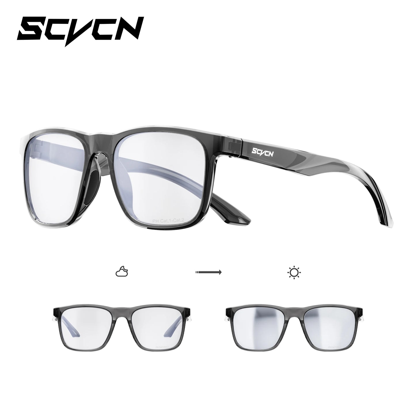 SCVCN Women's Sunglasses 2026 Polarized Men Camping Hiking Driving Glasses Sports UV400 Lenses Y2K Glasses Luxury Eyewear
