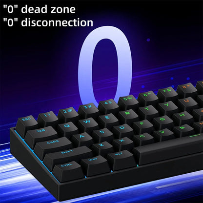 Teclado Gaming MCHOSE ACE 68 com Switches Magnéticos Hall Effect, Rapid Trigger, RGB Programável, 8K Hz, DKS/MT/TGL/RS/SOCD