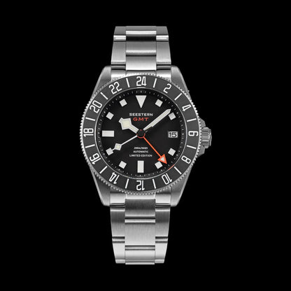 SEESTERN Titanium Diver Men of Watch GMT Automatic Mechanical Wristwatch NH34 Movement Sapphire Crystal 200M Waterproof Lume New