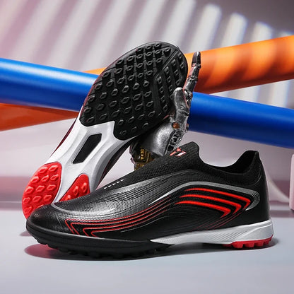 Nouvelles chaussures de football pour hommes, baskets de futsal très populaires, chaussures de football pour matchs sur gazon, entraînement, chaussures de football de haute qualité, crampons antidérapants, pour intérieur