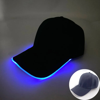 Модерна светеща бейзболна шапка с LED осветление, хип-хоп шапка за бар и клуб, флуоресцентна шапка за мъже и жени, DJ танци, парти аксесоари и костюм costume