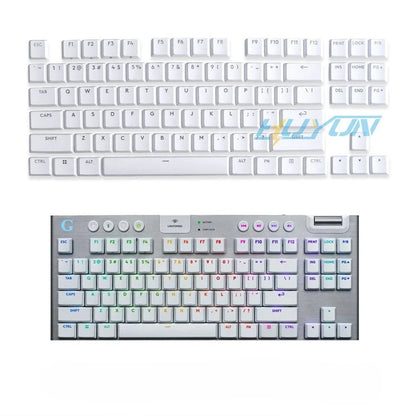 Tecla texturada antiderrapante transparente retroiluminada G915 913 TKL G815 G813, compatível com teclado mecânico Logitech
