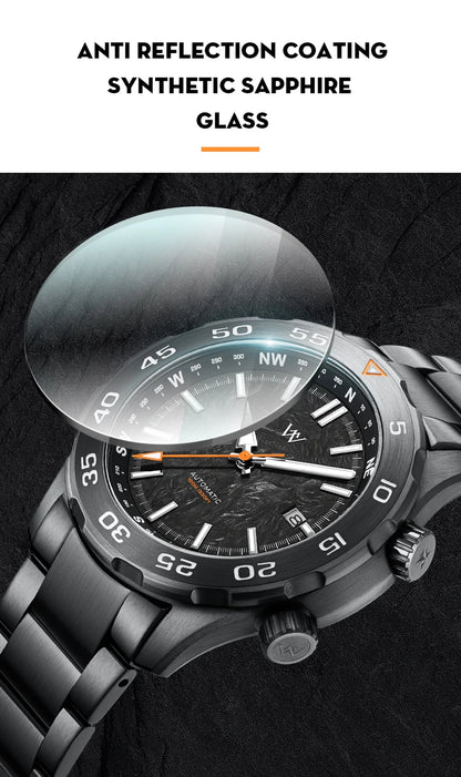 WM Watch Automatic Mechanical Watches Water Resistant Classic Casual Business Man Watch Welly Merck WM157M