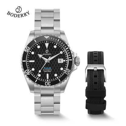 Boderry Bronze Watch Seaturtle Titanium Diver Luxury Wristwatch Automatic Mechanical Wristwatch Sport 200M Waterproof Luminous