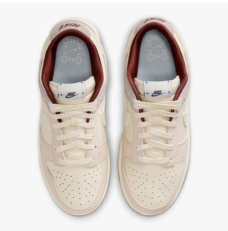 Nike genuine Dunk Low LX Women's Cushioned Retro Sneakers IH7353-010