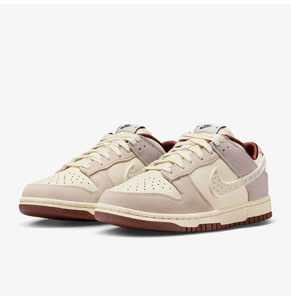 Nike genuine Dunk Low LX Women's Cushioned Retro Sneakers IH7353-010