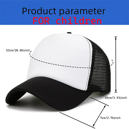 Transformers Children Baseball Cap Cartoon Anime Figure Print Hat Boy Girl Breathable Kid Hat HipHop Boy NetCap Kawaii Toy Gift