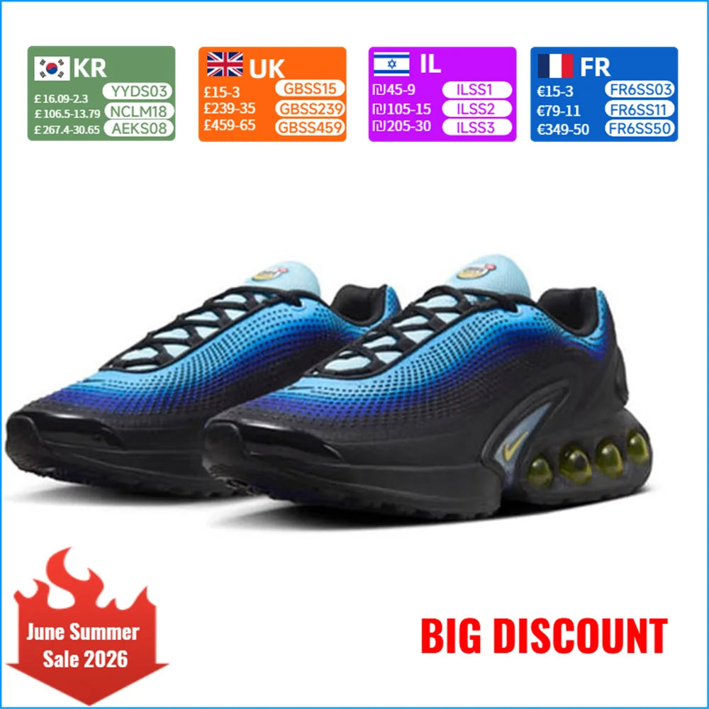 Nike Air Max Dn Ανδρικά Παπούτσια Τρεξίματος Δυναμική Αερόστρωση Ελαφριά Ανταπόκριση Άνεση για Καθημερινή Προπόνηση Τρεξίματος HM0810-401