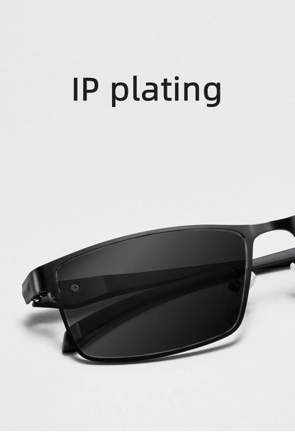 LOERHUNAR Brand Design for Men's Retro Business Myopia Sunglasses with Diopter 0 -0.75 -1.0  -1.5 -1.75 -2.0 -2.5 -3.0 to -6.0