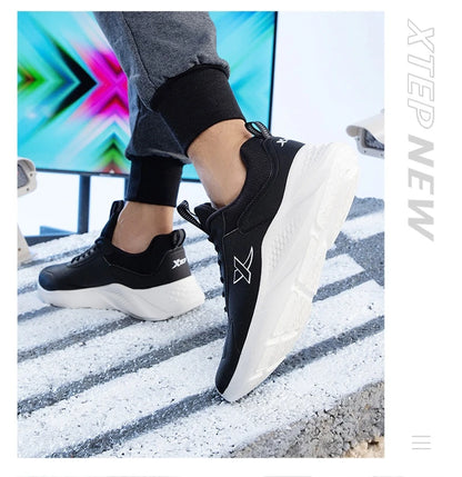 Xtep Men's Running Shoes Lightweight Surface Training Comfortable Breathable Jogging Stability Outdoor Shoes 879419110032