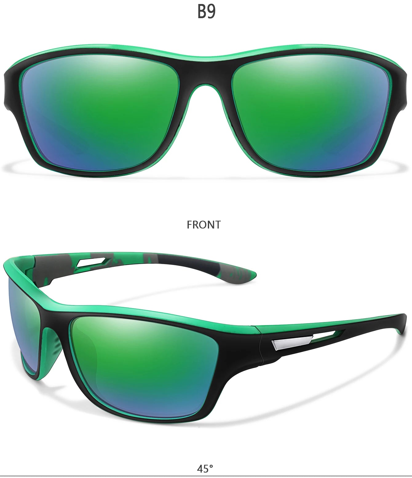 Men Women Polarized Cycling Sunglasses Outdoor Driving Hiking Eyewear Fishing Anti-glare UV400 Protection Sun Glasses