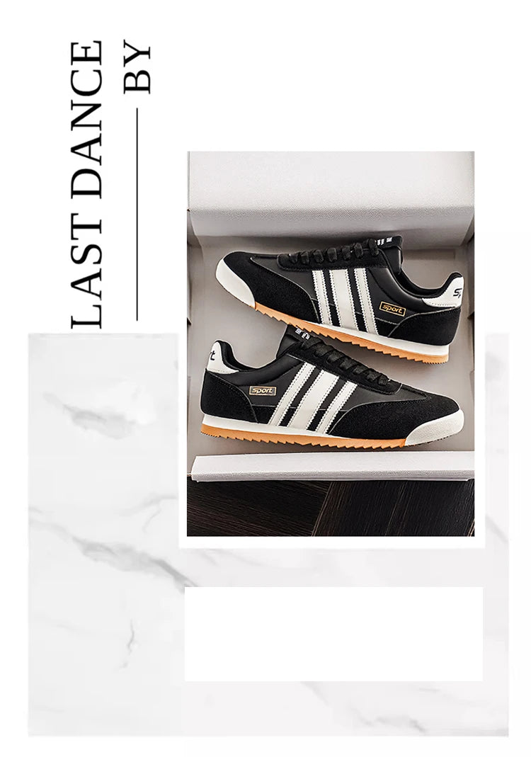 Men's Lightweight Forrest Gump Shoes, Soft Surface Non-Slip Sneakers, Retro Versatile Casual Shoes