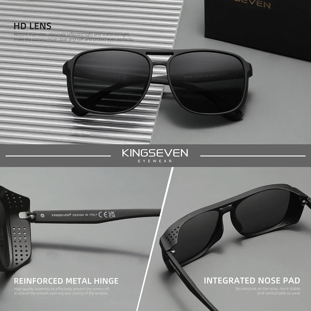 KINGSEVEN Brand Polarized Sunglasses Classic Design UV400 Eyewear For Men Women Outdoor Sport Glasses