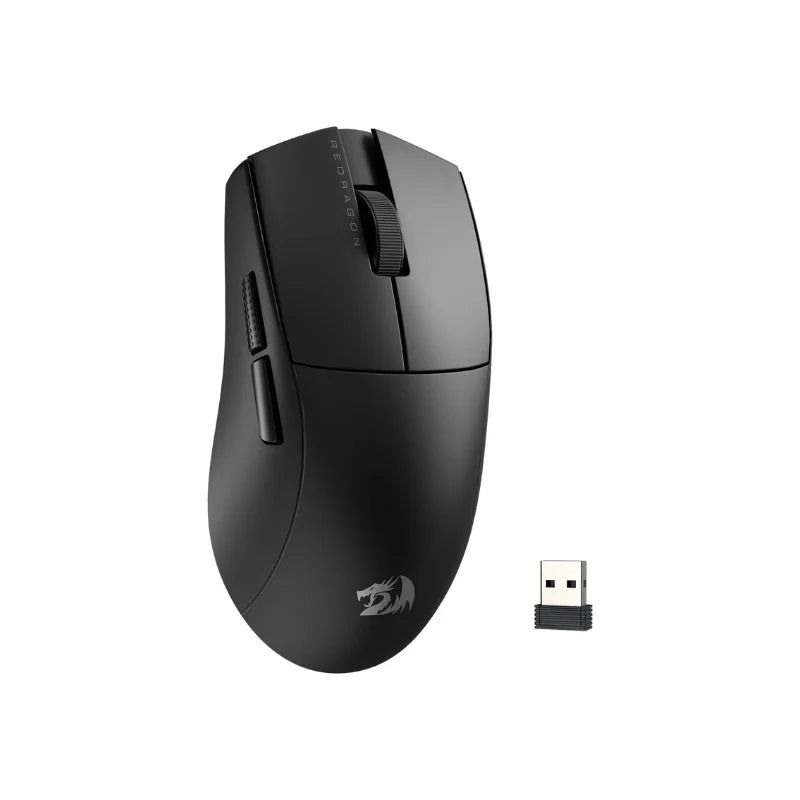 Redragon M916 trådløs gamermus, 49G ultralet 8K DPI 2.4G trådløs gamingmus med ergonomisk, naturligt greb