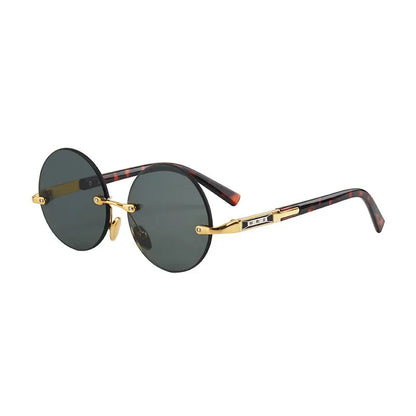Men's Resin Sunglasses  Frameless UV400 Sunglasses Cool Eye Protection Glasses Summer Decorative Sunglasses