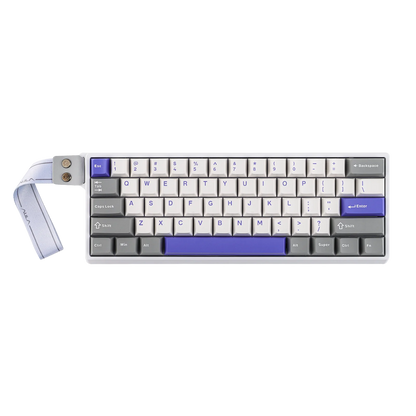 Teclado mecânico com fios AULA WIN60 HE/WIN60 HE MAX 60%, estrutura Tray-Mount, Hot-Swap e interruptores magnéticos de efeito Hall