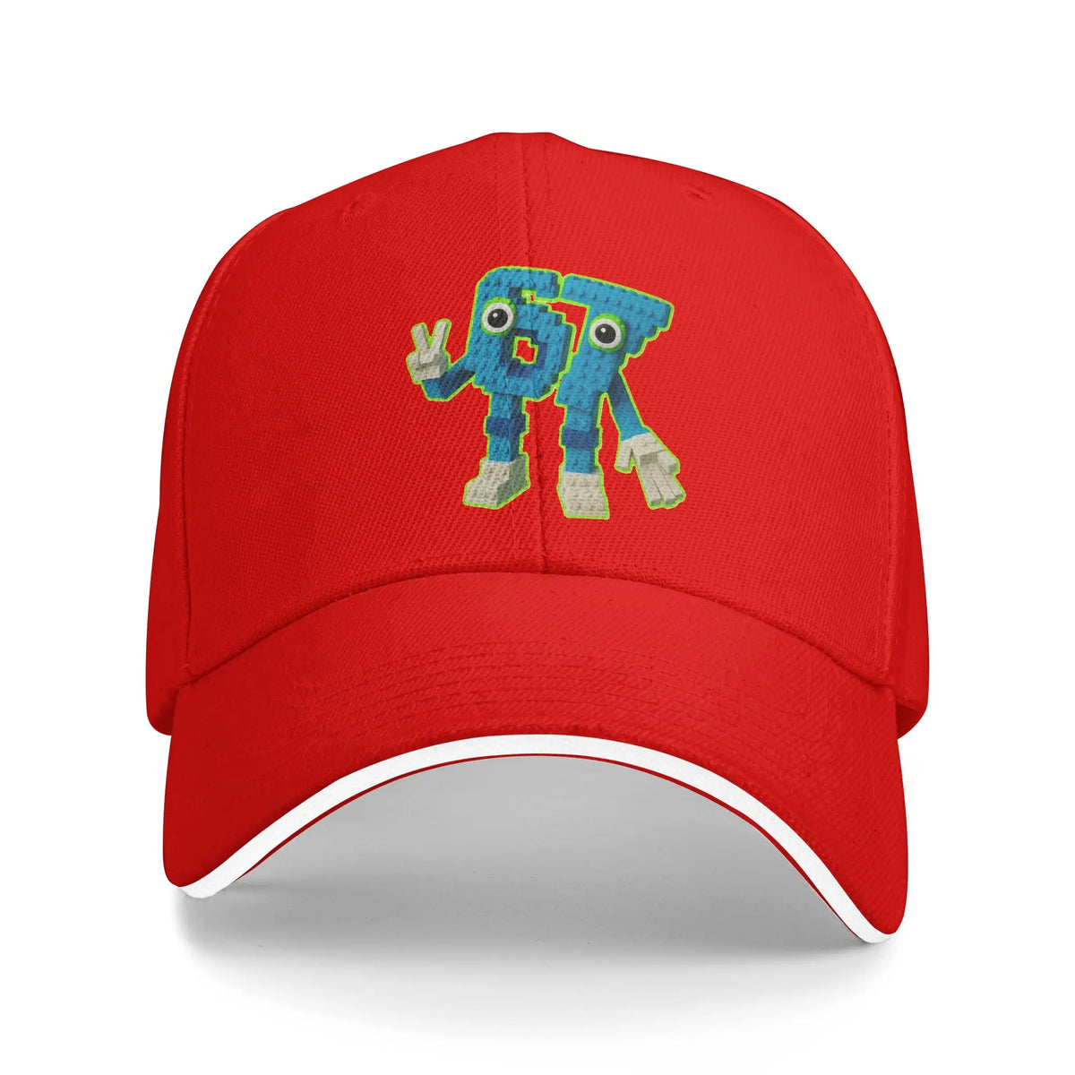 67 Czapka baseballowa z motywem memowym „Brainrot” – czapka typu trucker na lato, czapki sportowe na świeżym powietrzu, czapki hip-hopowe, czapki baseballowe unisex