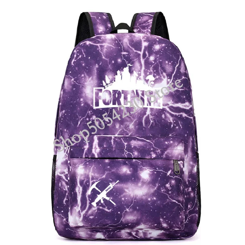 Fortnite Children's Backpack Large Capacity Bolsa Escolar High Quality Waterproof Men Women Victory Game Stationary Kid Rucksack