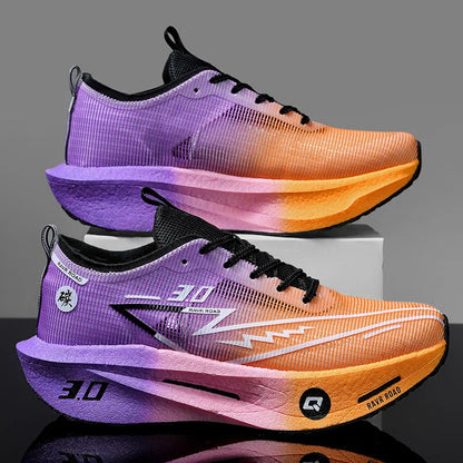 Running Shoes Speciality Men Marathon Sports Carbon Board Breathable Ultralight Women Comfy Athletic Cushion Stability Sneakers